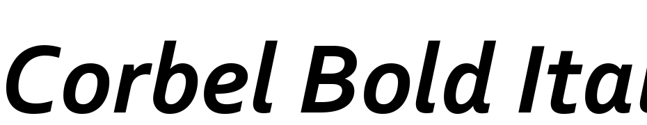 Corbel Bold Italic Font Download Free